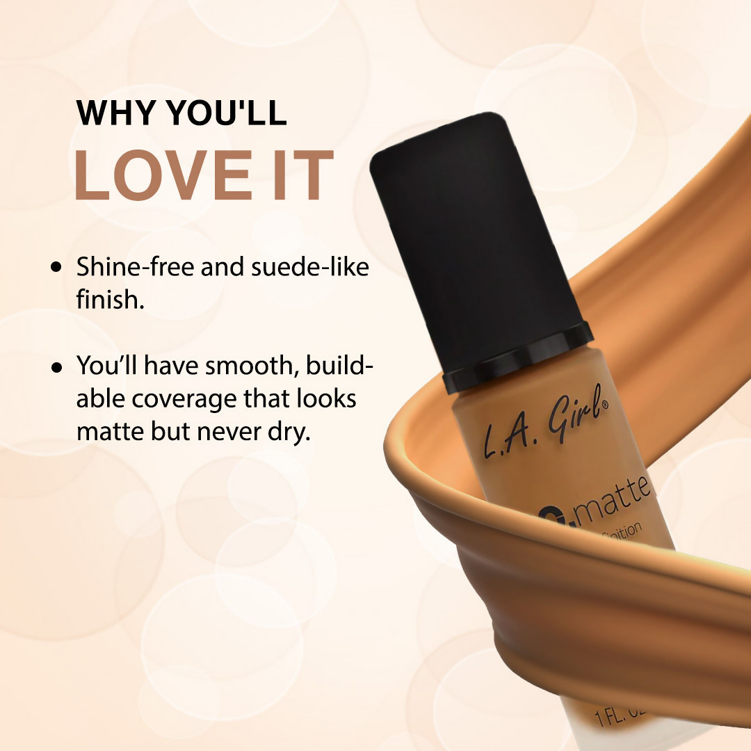 L.A. Girl PRO Matte Foundation - Warm Sienna - Distacart