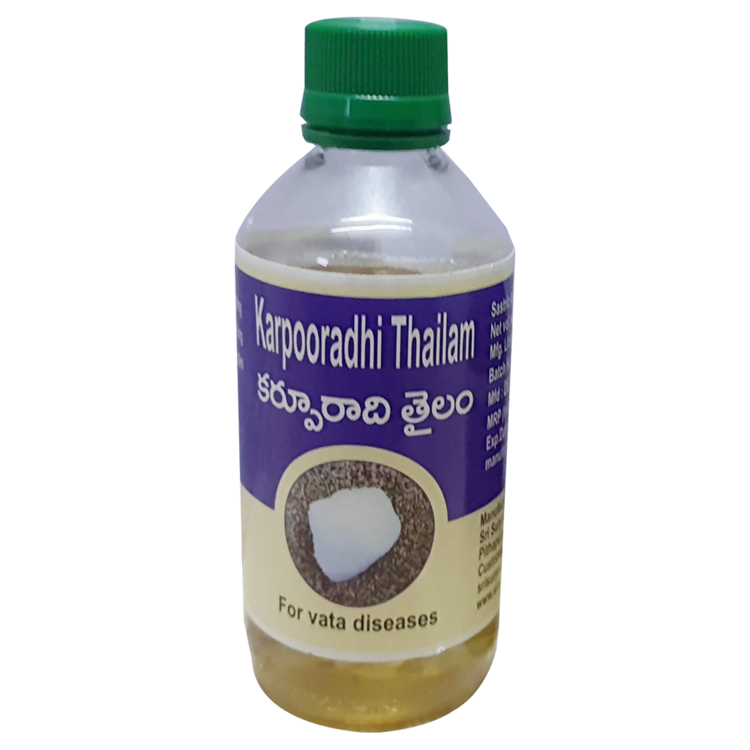 Sri Surya Ayurveda Karpooradhi Thailam - Distacart