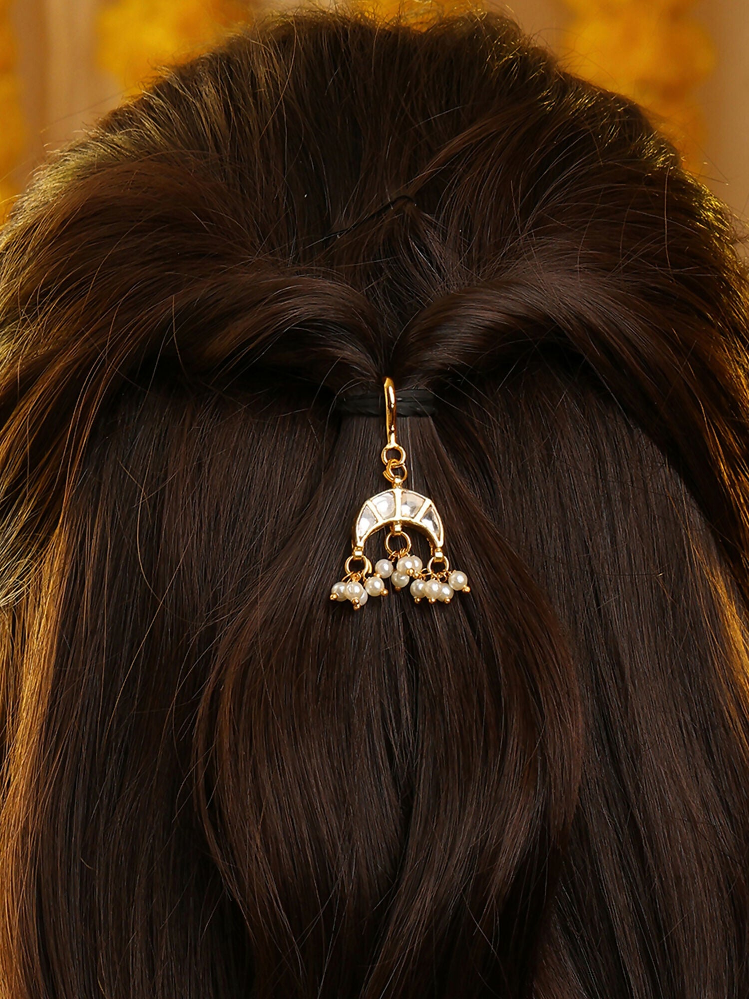 Ruby Raang Dangling Jhumka Hair Pin
