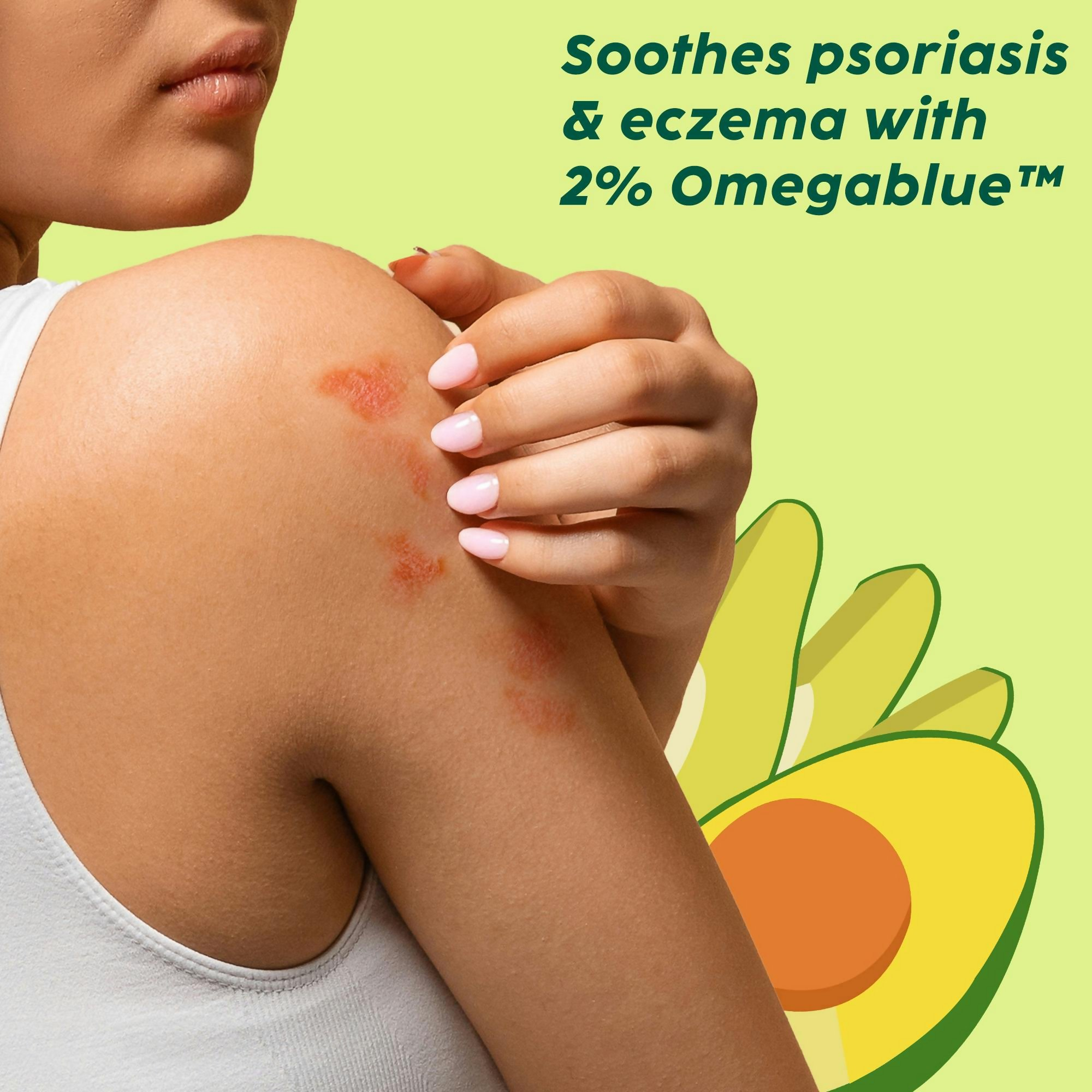 PLIX The Plant Fix Avocado Psoriasis Moisturizing Cream with 2% Omegablue For Dry & Flaky Skin - Distacart