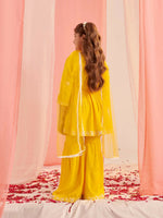 Thumbnail for Joban Fashion Girl's Mustard Color Sharara Set