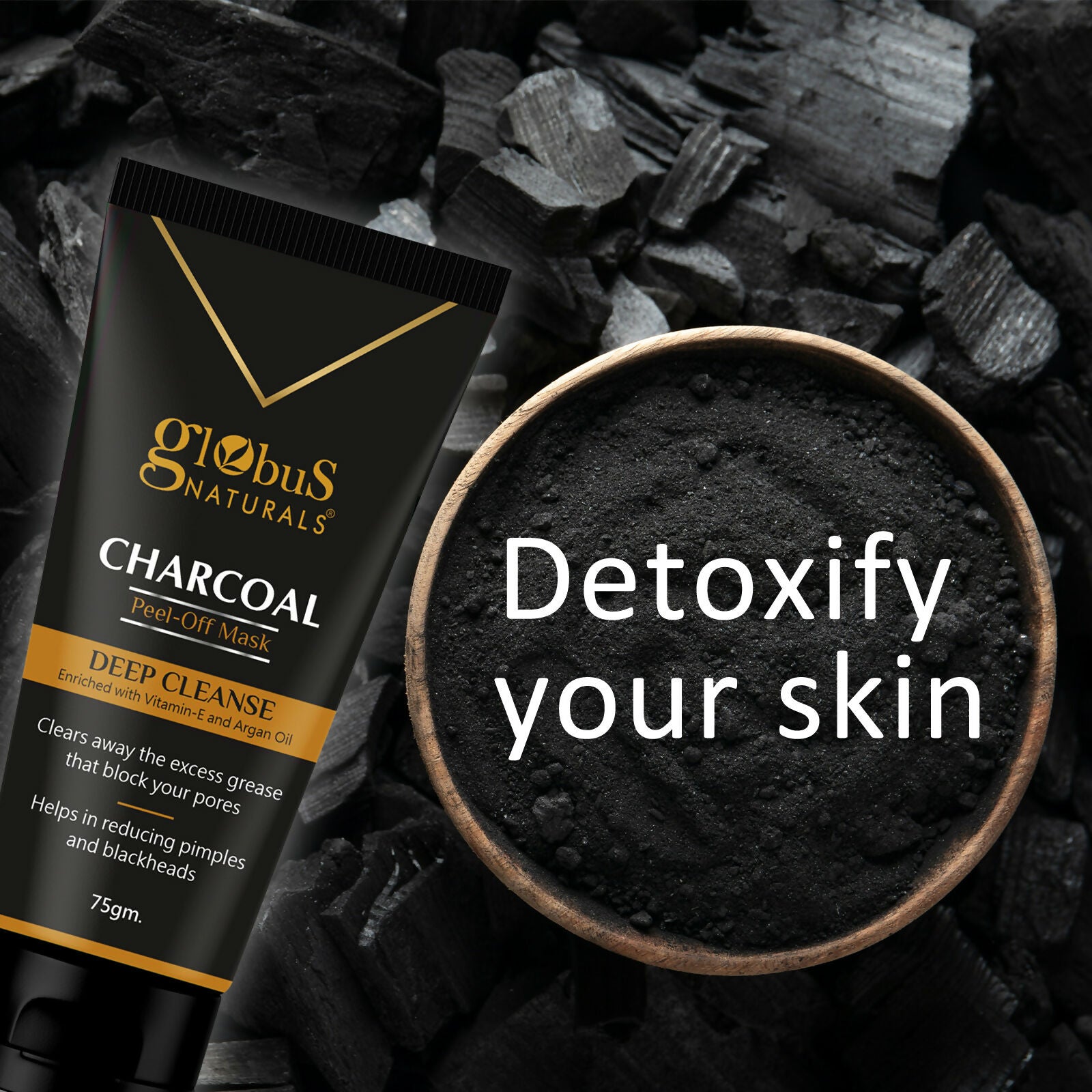 Globus Naturals Charcoal Peel Off Mask