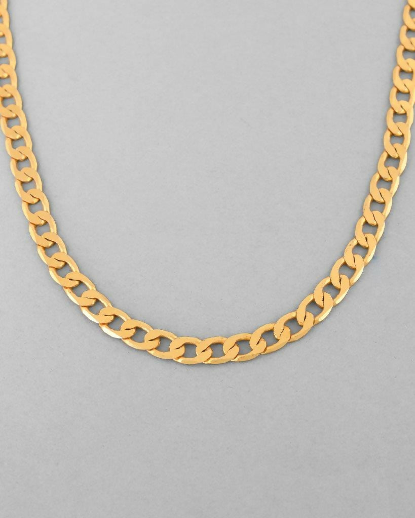 VOJ Gold Plated Chain For Men - Distacart