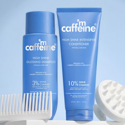 mCaffeine Glass Hair Wash Duo Shampoo & Conditioner - Dista