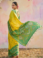 Thumbnail for Shree Shyam Fashion Green Soft Silk Saree - Distacart