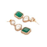 Thumbnail for Nuyug Emerald Drop Anti Tarnish Sparkle Earrings