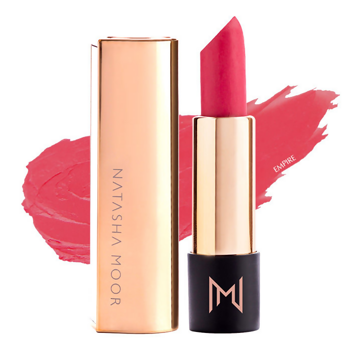 Natasha Moor Silk Suede Lipstick - Empire - Distacart
