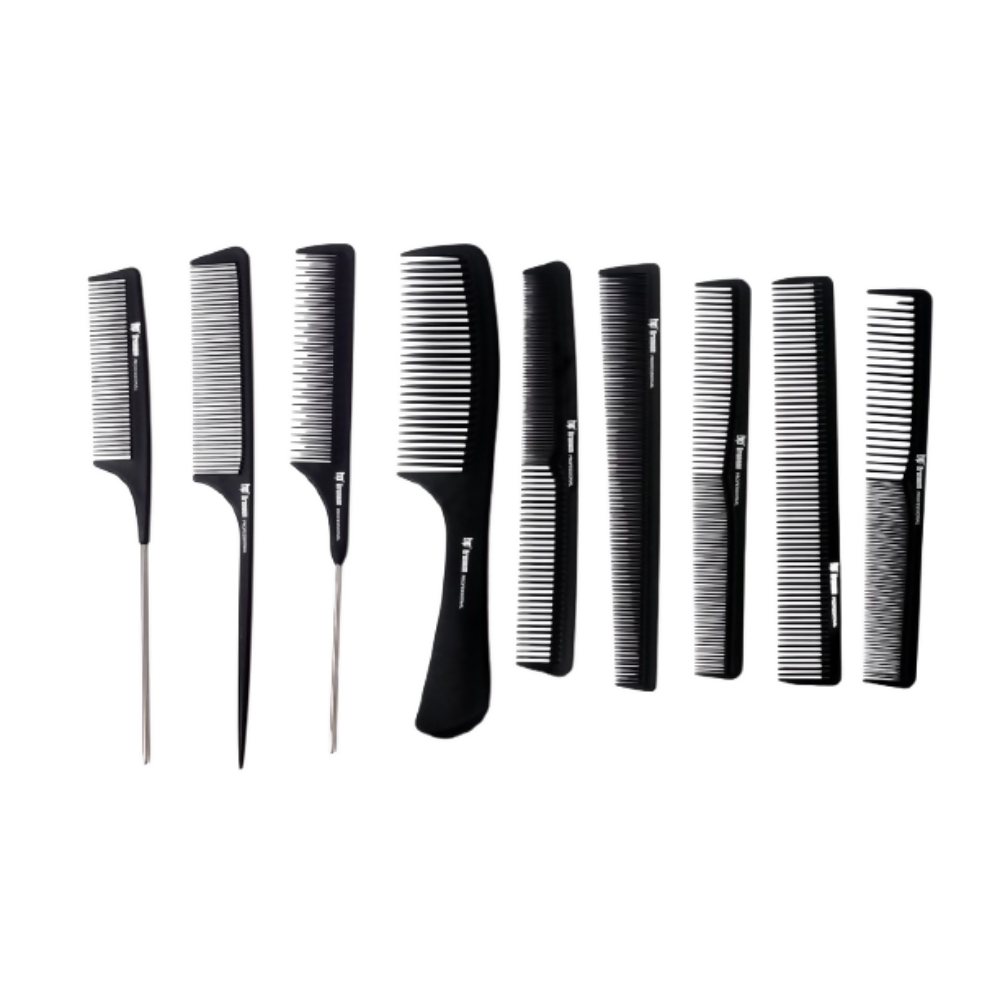 Bronson Professional 9 Pcs Hair Combs Set - Dista