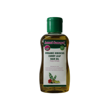 Ammi Samayal Organic Hibiscus and Curry Leaf Hair Oil - Distacart