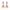 Nuyug 22K Gold Plated Pearl 7 Colored Stone Studded Contemporary Shaped Pink Mini Jhumkas