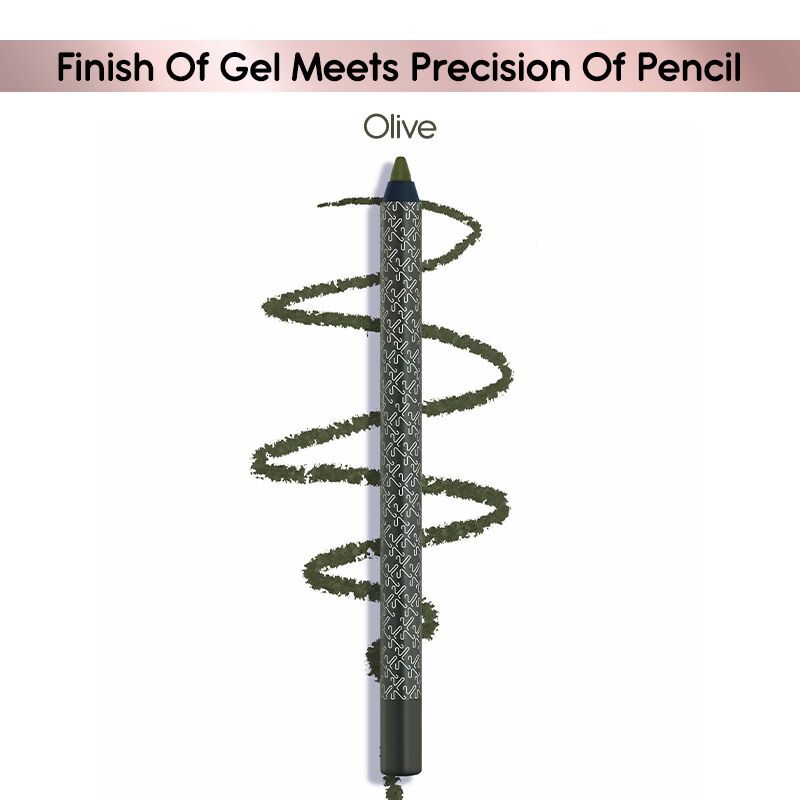 Kay Beauty Gel Eye Pencil - Olive - Distacart
