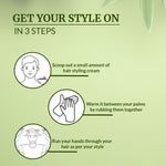 Thumbnail for VI-JOHN Naturale Olive, Heena & Almond Styling Hair Cream Strength & Shine