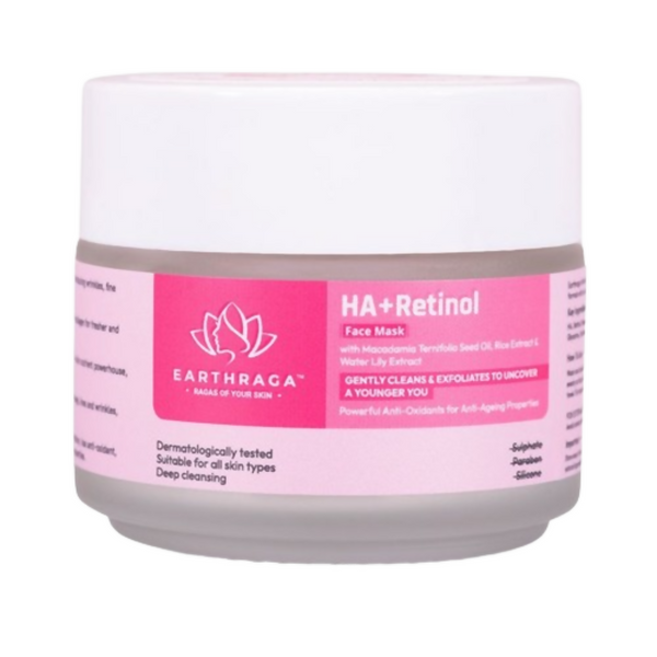 Earthraga HA + Retinol Face Mask - Distacart