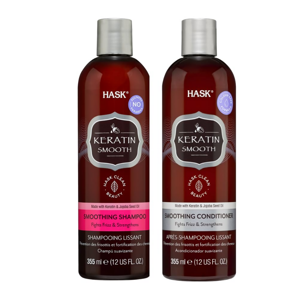 HASK Keratin Smoothing Shampoo & Conditioner - Distacart