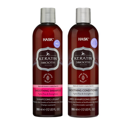 HASK Keratin Smoothing Shampoo & Conditioner - Distacart