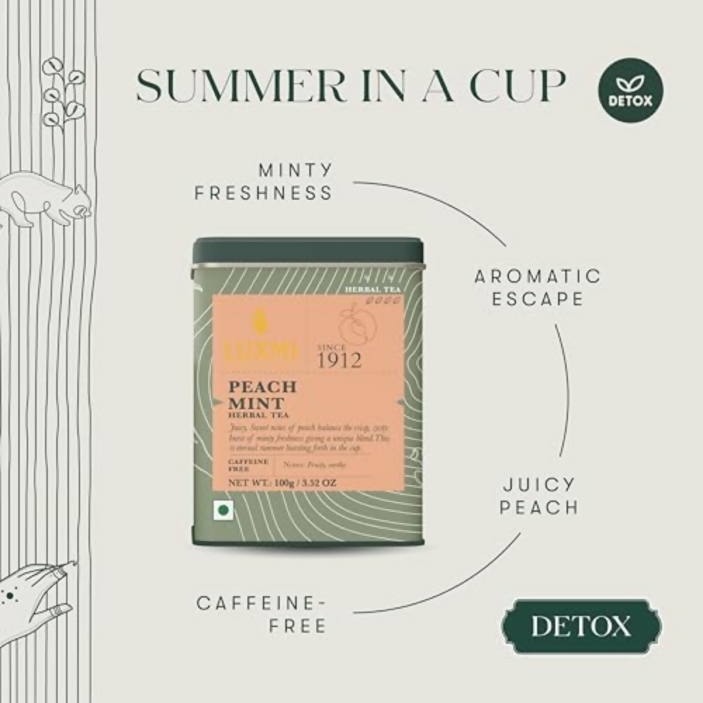 Luxmi Estates Peach Mint Herbal Infusion - Dista