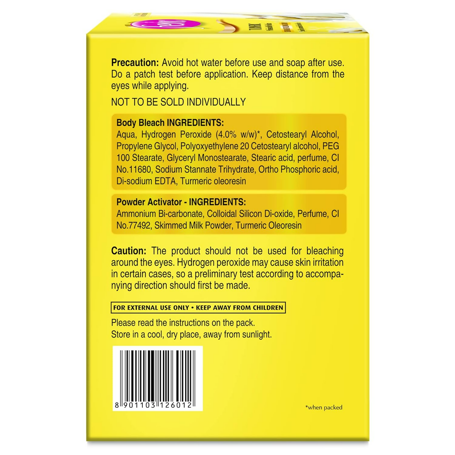 Fem Turmeric Professional Body Bleach - Distacart