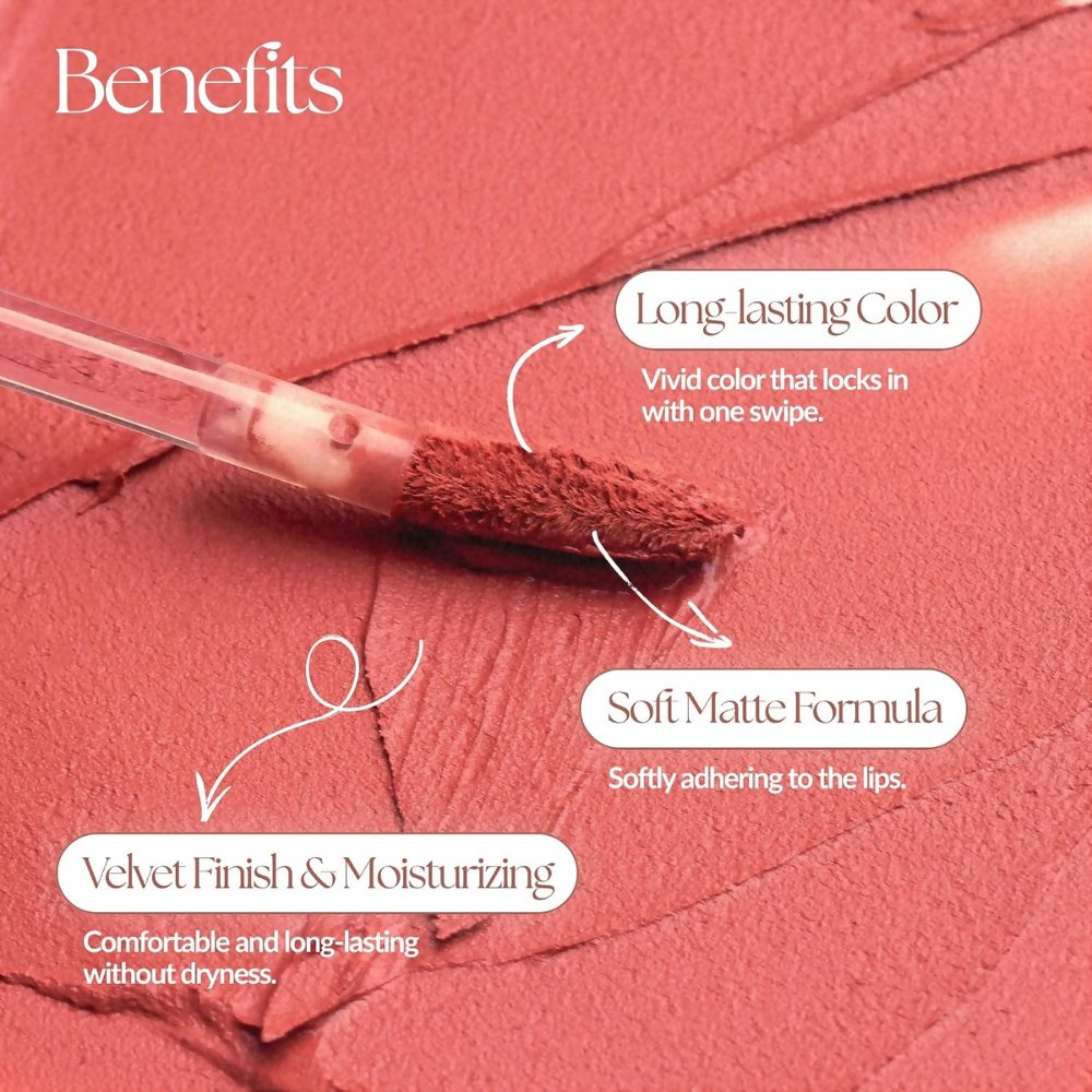 MUZIGAE MANSION Objet Liquid Lip Stain - 021 Melted - Dista