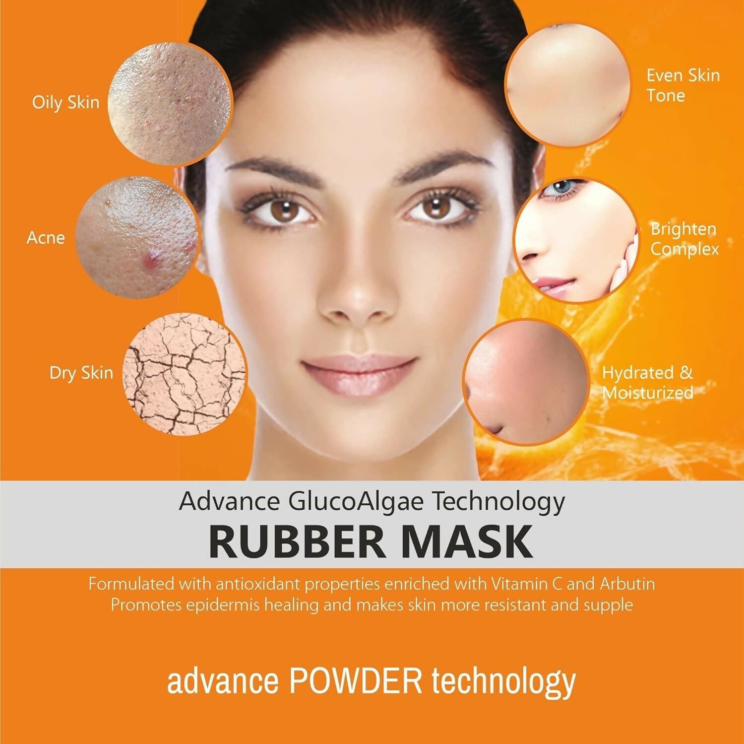 Purobio Algae Peel off Face Mask Brightening Vitamin C Facial Mask - Distacart