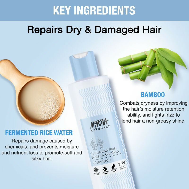 Nykaa Naturals Hair Smoothening Shampoo - Distacart