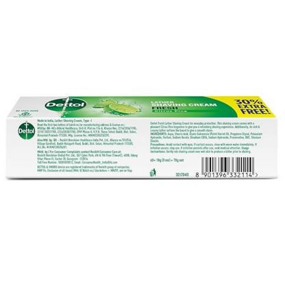 Dettol Lather Shaving Cream - Dista