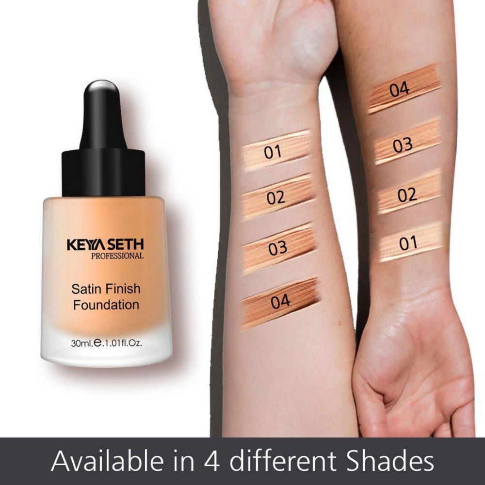 Keya Seth Aromatherapy Professional Satin Finish Foundation - Shade 2 - Distacart