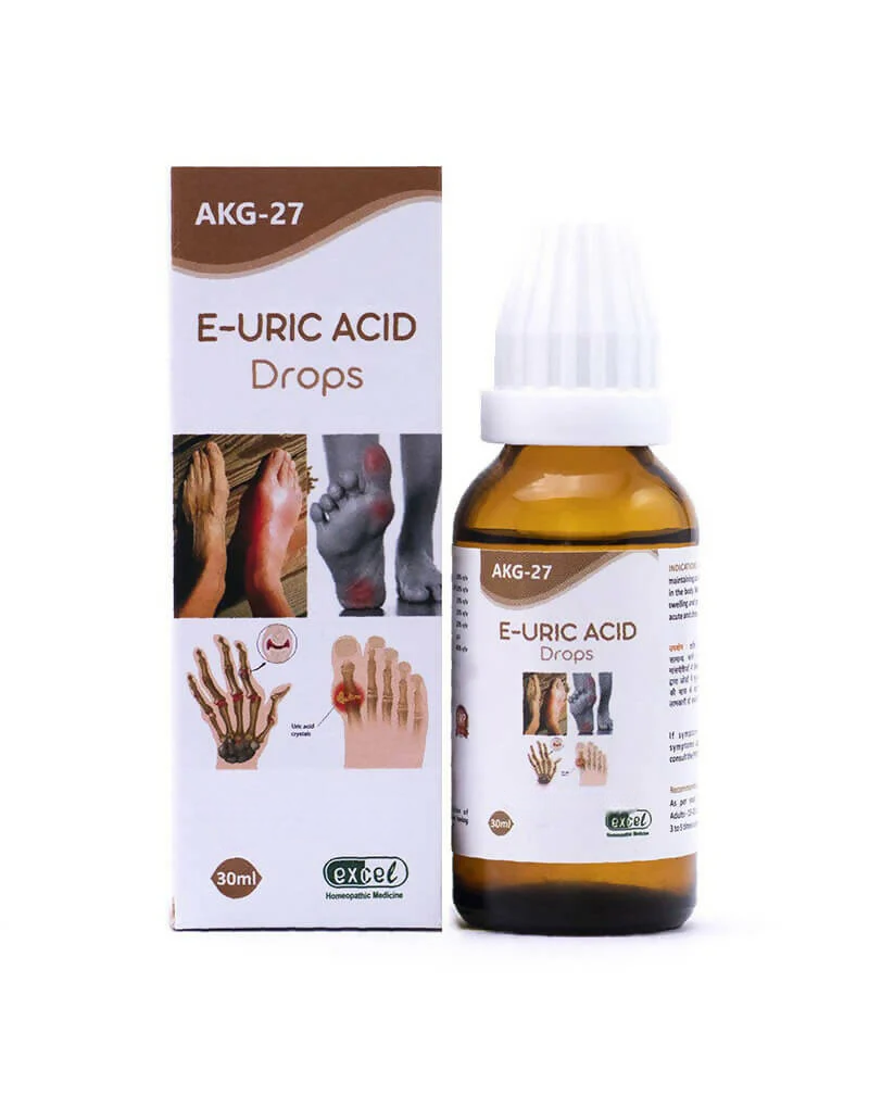 Excel Pharma E-Uric Acid Drops - Distacart