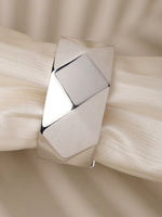 Thumbnail for NVR Women Rhodium-Plated Kada Bracelet - Distacart