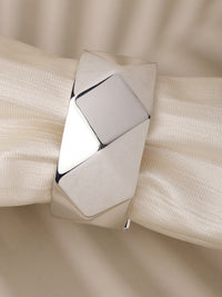 Thumbnail for NVR Women Rhodium-Plated Kada Bracelet - Distacart
