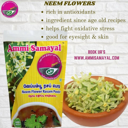Ammi Samayal Neem Flower (Veppampoo) Instant Rasam/Soup Mix - Distacart