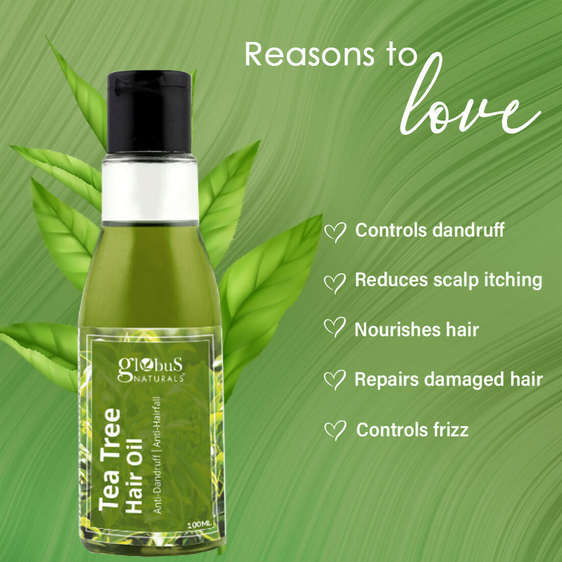 Globus Naturals Tea Tree Hair Oil - Distacart