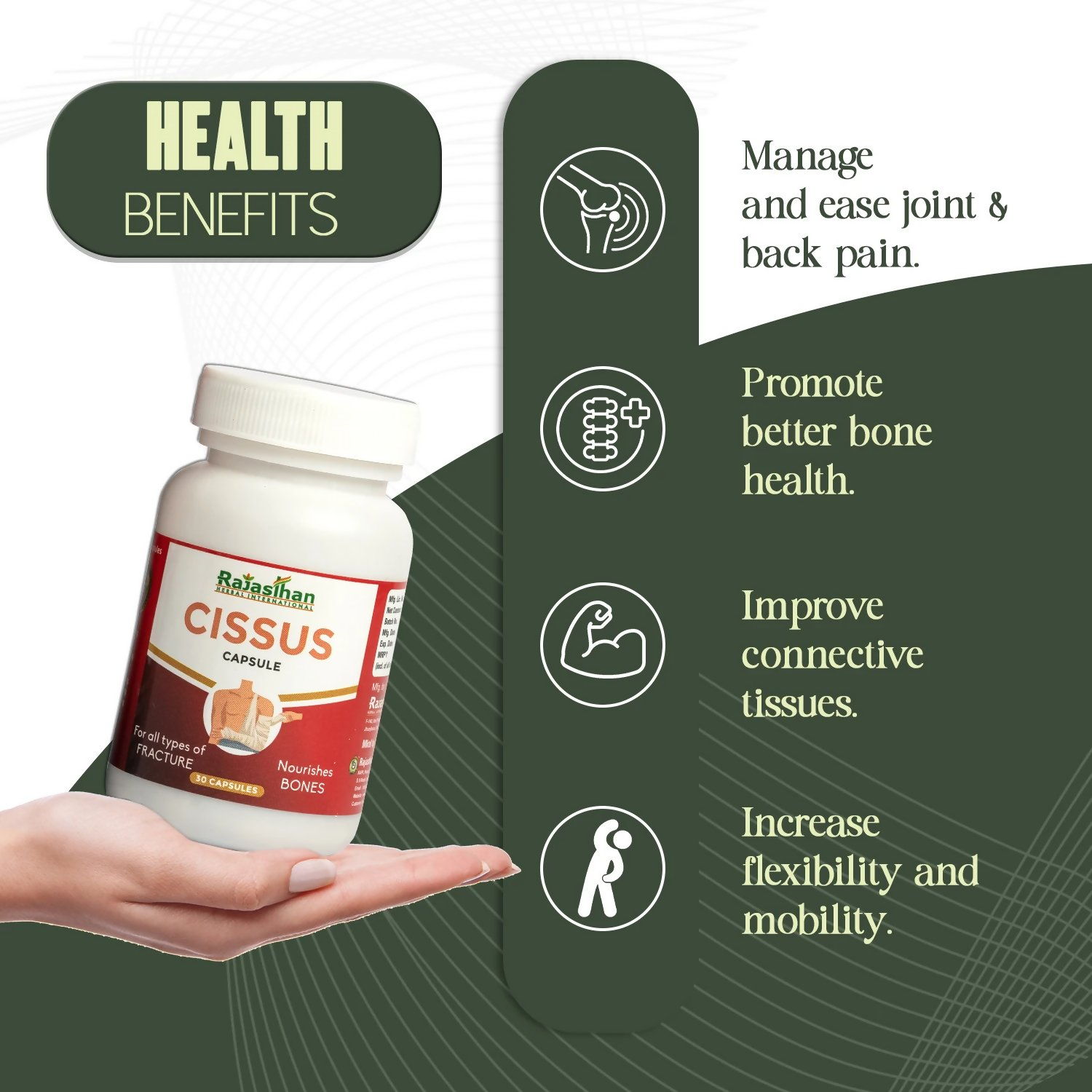 Rajasthan Herbals Cissus Capsules