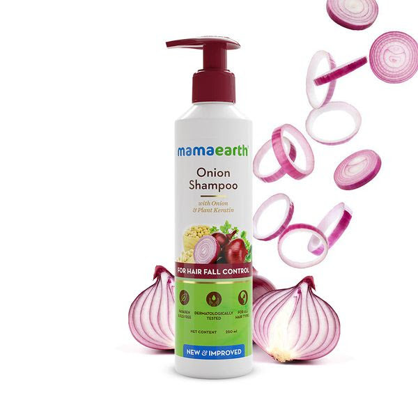 Mamaearth Onion Shampoo For Hair Fall Care