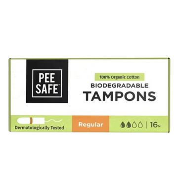 Pee Safe Organic Cotton Tampons - Dista