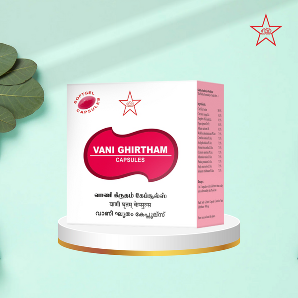 Skm Ayurveda Vani Ghirtham Capsules