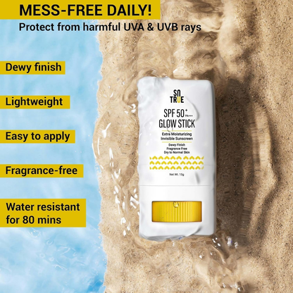Sotrue SPF 50+ Glow Stick Sunscreen - Distacart