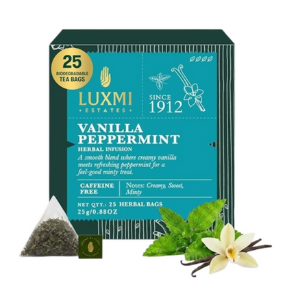 Luxmi Estates Vanilla Peppermint Herbal Infusion - Dista