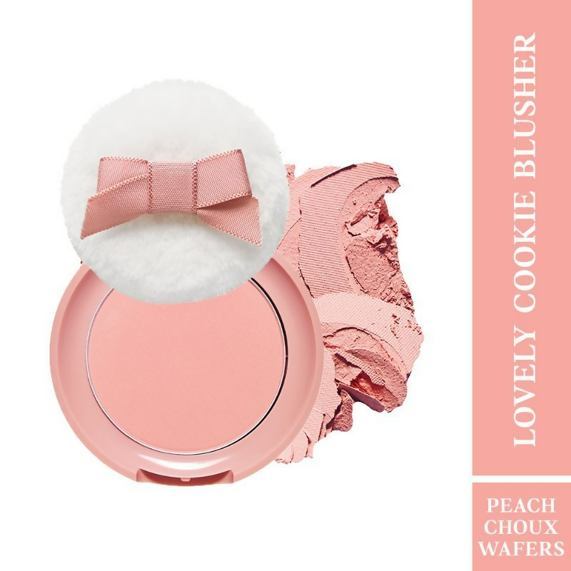 Etude House Lovely Cookie Pressed Powder Blush - Peachy - Distacart