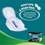 Thumbnail for Whisper Maxi Nights Sanitary Pads for Women, XL - Distacart