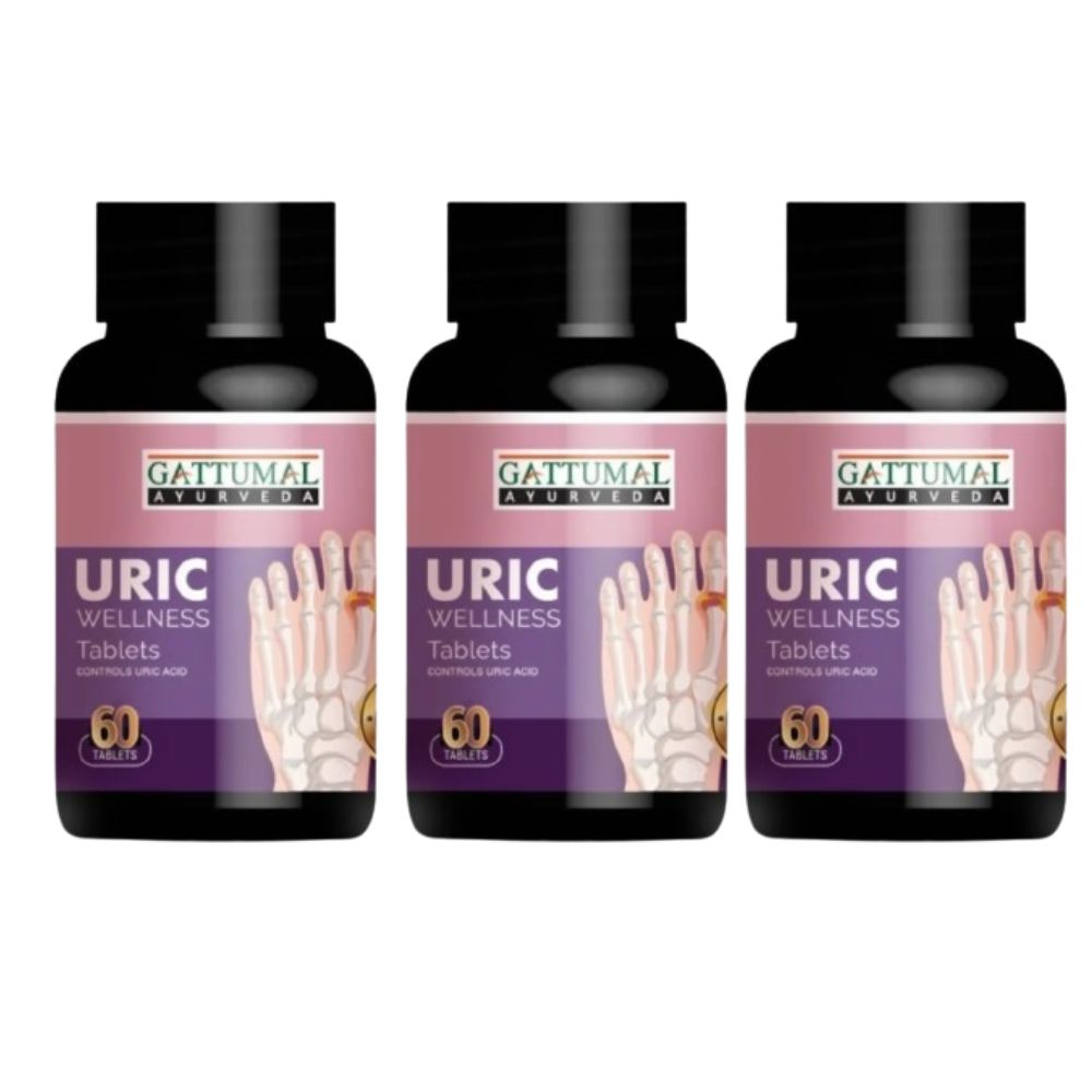 Gattumal Ayurveda Uric Acid Tablets - Distacart
