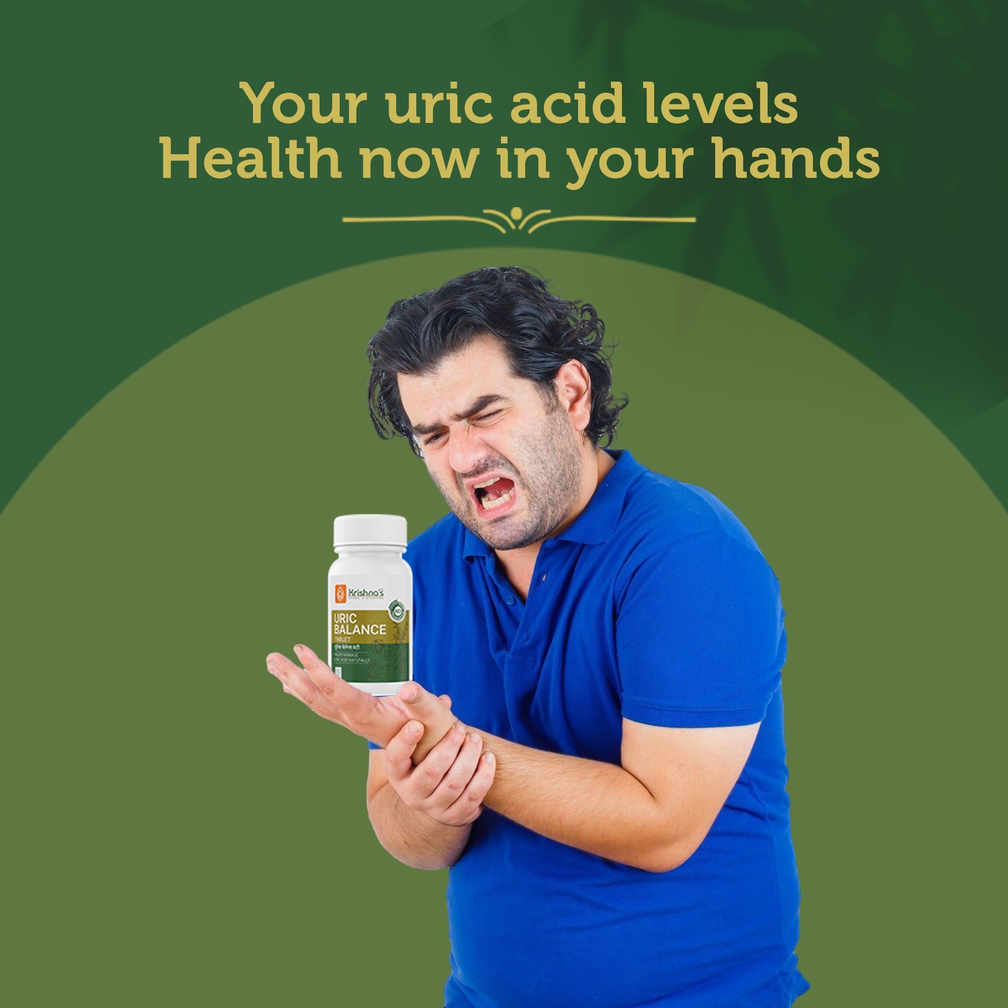 Krishna'S Herbal & Ayurveda Uric Balance Tablets