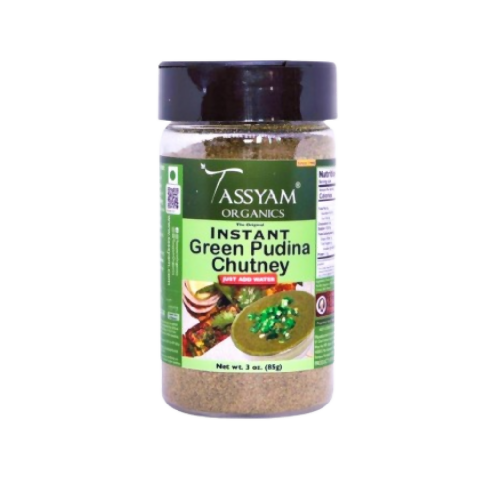 Tassyam Organics Instant Pudina Chutney - Distacart