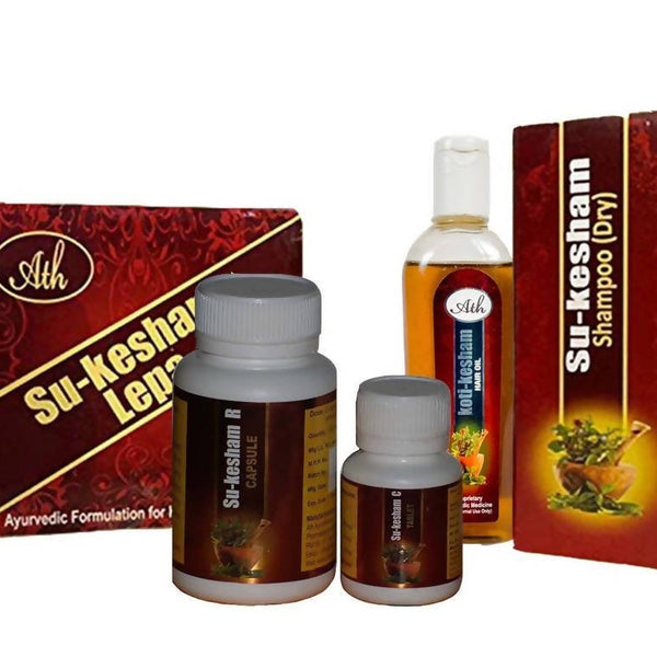 Ath Ayurdhamah Su-kesham Hair Care Kit
