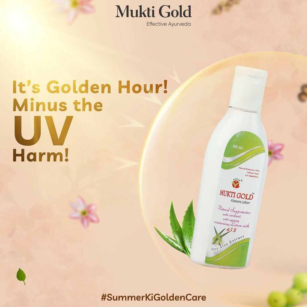 Axiom Mukti Gold Aloevera Lotion - Distacart