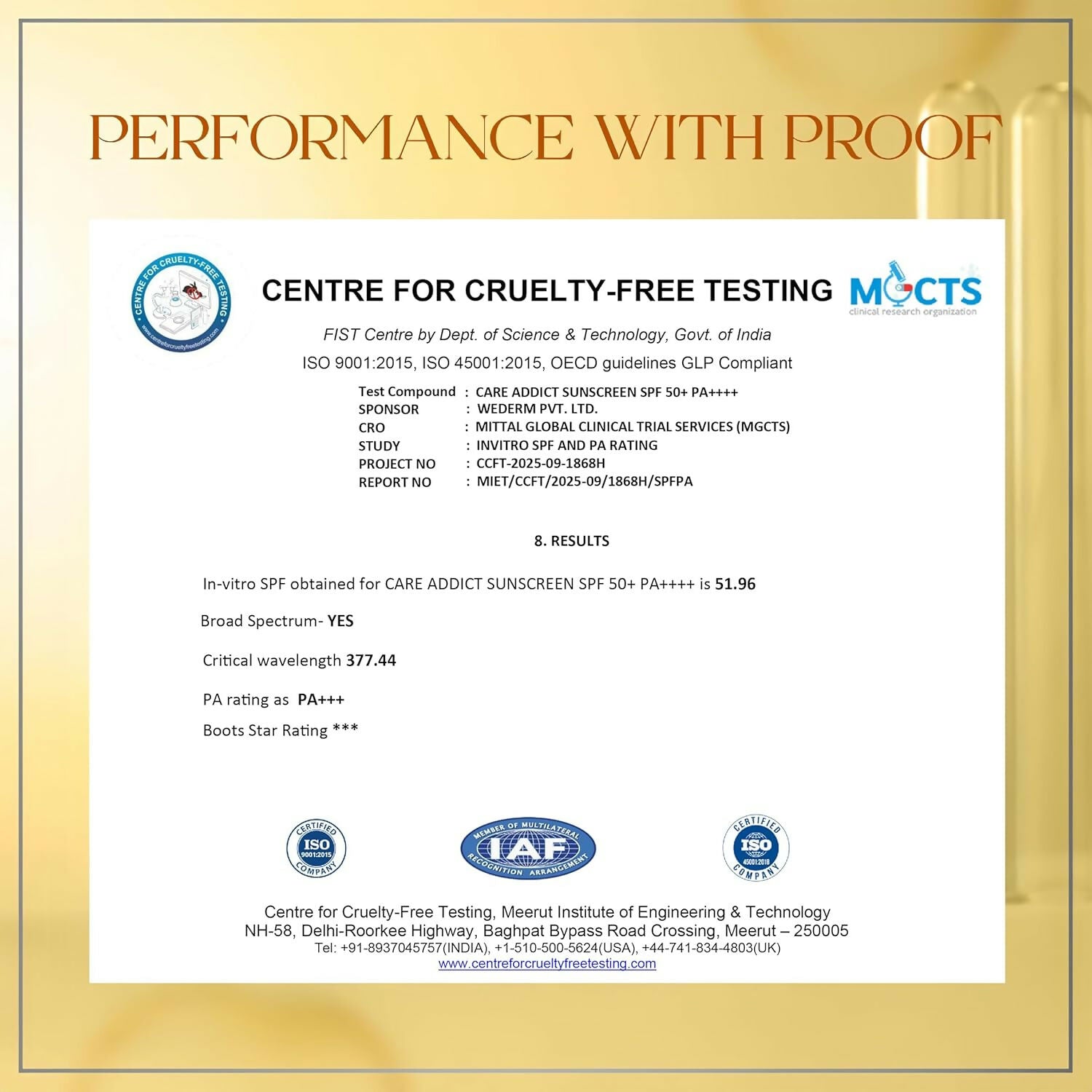 SkinInspired Care Addict Encapsulated SunscreenSPF 50 For Dry Skin With Pa++++