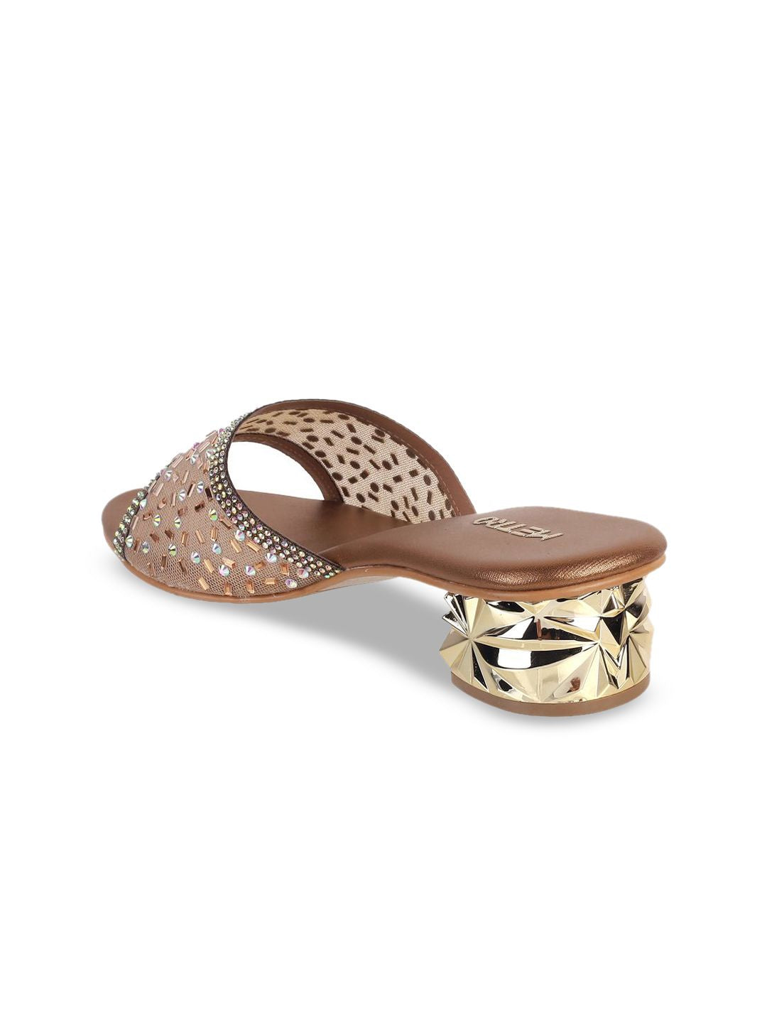 Metro Women Open Toe Block Heel Sandals