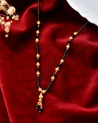 Thumbnail for VOJ Gold Plated Round Design Beaded Chain Mangalsutra - Distacart