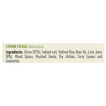 Thumbnail for Priya Citron Pickle Without Garlic