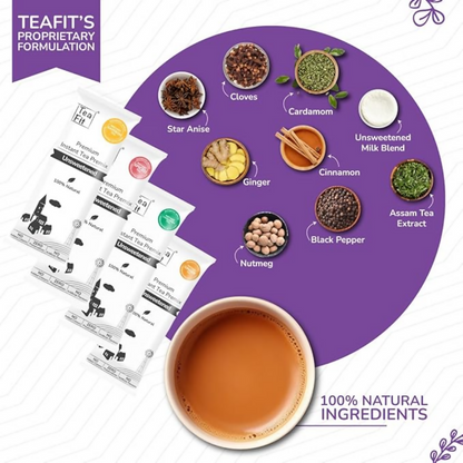 TeaFit NO SUGAR Assorted Tea Premix Gift Pack - Distacart