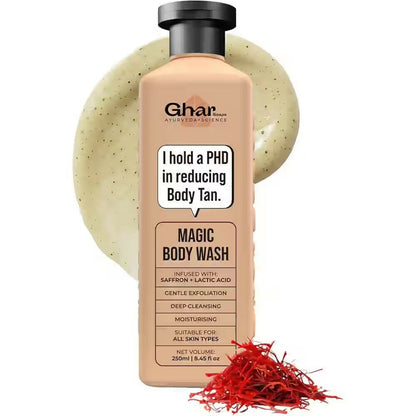 Ghar Soaps Magic De-Tan Body Wash For Tan Removal - Distacart